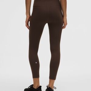 Lululemon Wunder Train High-Waist Brown Leggings